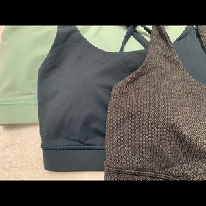 Lululemon Energy Bra bundle of 3 bras